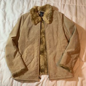 George Genuine Leather Jacket Size Large